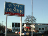 Pennys Diner in Fairfield CT.