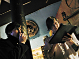 Matt and Stephen arrange a set list after the interview.