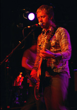 Lead singer Jared Marsh at Bostons Paradise Rock Club.